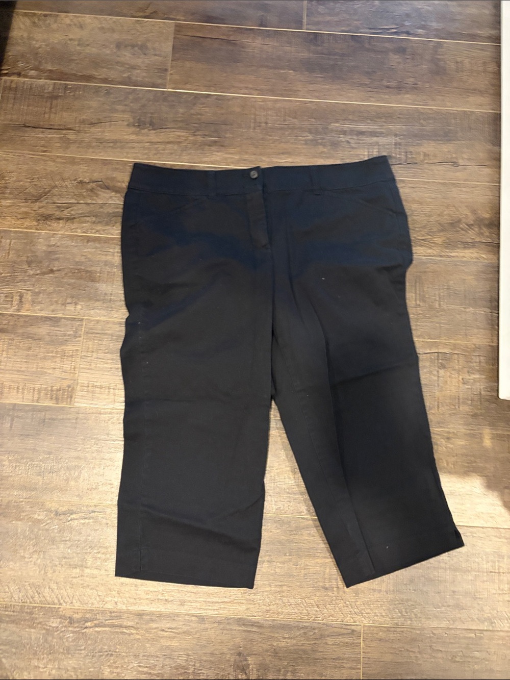 Lane Bryant Black Capri Pants